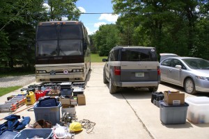 Reorganizing the front bay