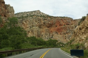 Heading into Shell Canyon.