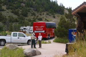 Shell Falls Visitor Center.