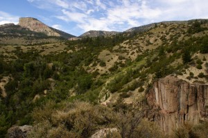 Nearing the top of Shell Canyon.