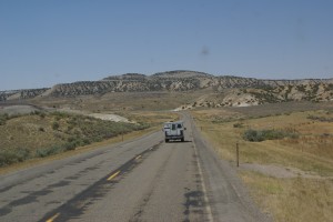 The Bighorn Valley looks like the desert southwest in places.