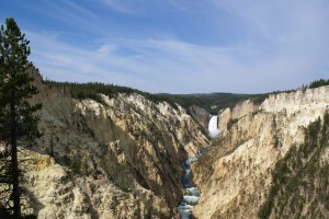 Yellowstone Falls and Canyon from Artist Point.