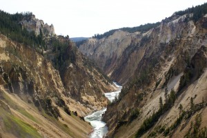 Yellowstone Canyon below the Lower Falls.