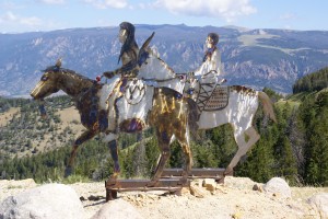 Artwork honoring the Nez Perce.