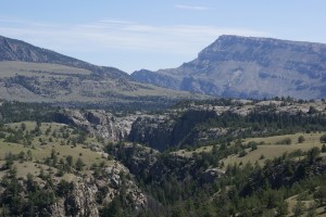 Canyon near the end of the CJSB.