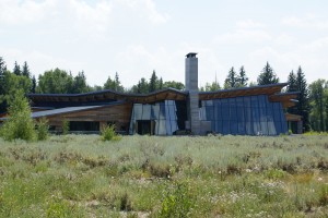 The Craig Thomas Discovery and Visitor Center near Moose Junction.