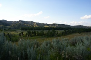 The campground by the river.