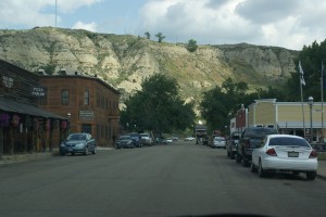 Just down the street from the entrance to TRNP SU in Medora MT.