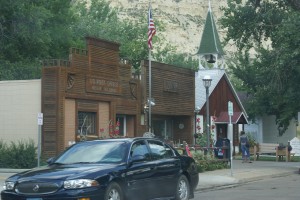 Even the post office and bank are quaint.