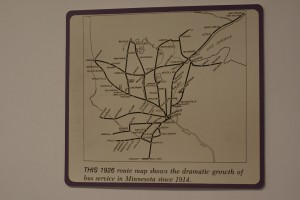 An early route map. It didn’t take long for the business to expand beyond Hibbing.