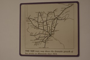 An early route map.  It didn’t take long for the business to expand beyond Hibbing.