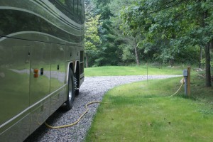 Ahhh, electrical power.  The bus likes to be plugged in.