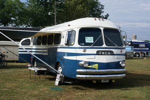 Don and Sandy Moyer’s restored 1948 Spartan bus conversion.