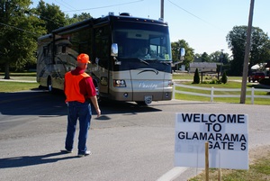 Welcome to GLAMARAMA at the Gate 5 entrance.
