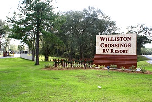 The FL-121 entrance sign.