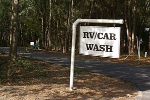 The RV/Car Wash station.