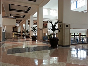 TCC West Hall lobby.