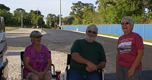 L-to-R Nancy, Bill, and Linda at Suncoast Designers in Hudson, FL.