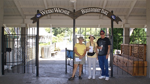 Linda, Marian, & John at the entrance to WWSSP.