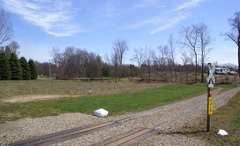 The Turkeyville narrow gauge RR.  You can just see the two trestles from here.