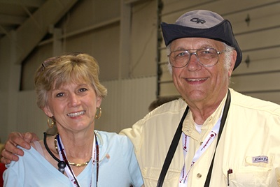 Molly Pinner (Escapade Director) and Lou Petkus (head photographer).