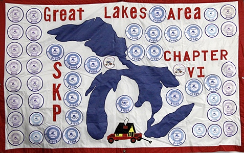 SKP Chapter 6 displays their banner on "the row." We have been members of this chapter since the 2010 Escapade but have yet to make it to a rally.