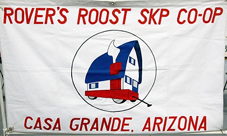 We stayed at the RoVers Roost SKP CO-OP on our way to Quartzsite for the winter.