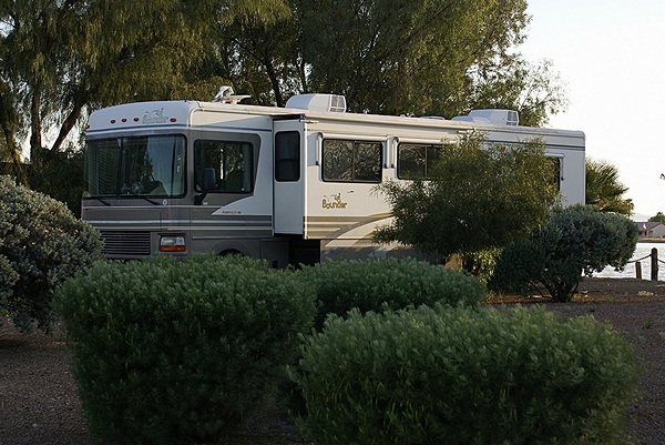 Curtis got a good deal on this Fleetwood Bounder. He plans to put it in a rental pool.