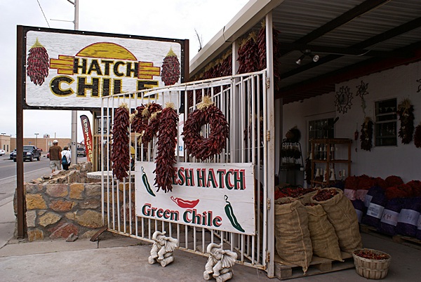 Hatch Chile Sales in Hatch, New Mexico.