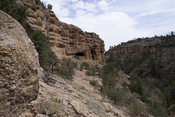 The westernmost of the Gila Cliff Dwellings.