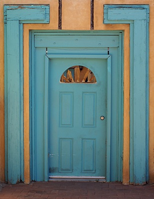 One of the many very old doors in Old Town Albuquerque, NM. I think doors make interesting subjects for photographs.