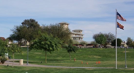 A view of the Quartermaster Depot SP.