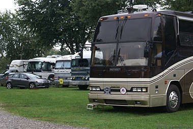 Our bus at the GLCC Surplus Salvage Rally at Elkhart Campground in Elkhart, IN.  We bought it six years ago today.  We are the 4th owners as best we can determine. 