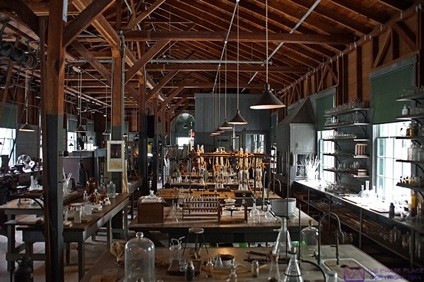 The Edison-Ford-Firestone partnership maintained an active, working laboratory on the Fort Myers estate that had year-round staff. Edison and Ford only spent a few weeks each year at their winter homes, but worked whenever they were here. Fort Myers, FL.